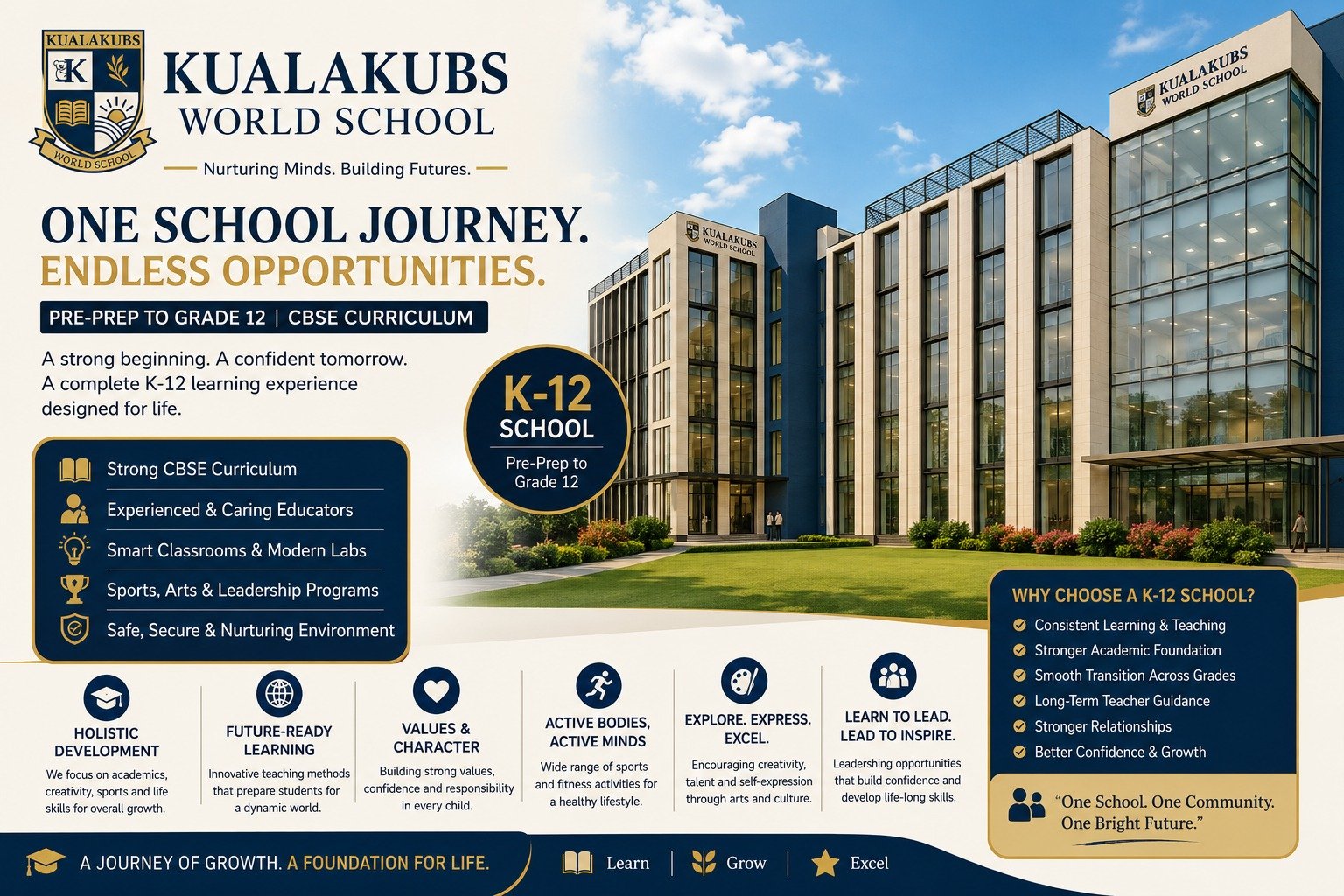 K-12 Schools in Gurgaon: Benefits of One School Journey